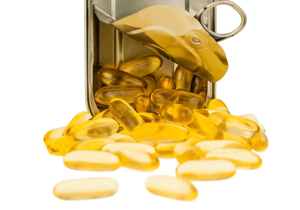 capsulas de omega 3 - suplemento e alimento